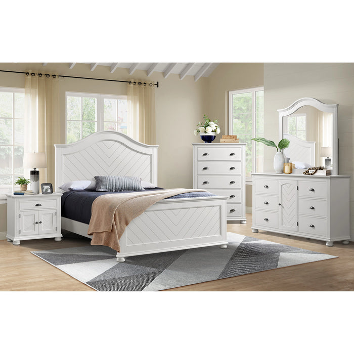 Kona Panel Bed in White - Tony’s Furniture Store & Linen (GA) - Multi Location