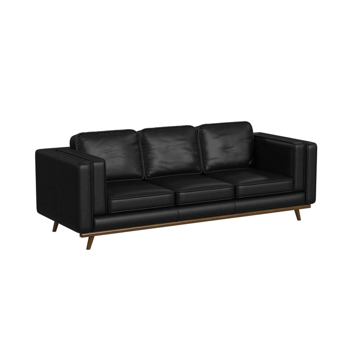 Venus Sofa with Cherry Finished Wooden Front - Tony’s Furniture Store & Linen (GA) - Multi Location