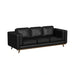 Venus Sofa with Cherry Finished Wooden Front - Tony’s Furniture Store & Linen (GA) - Multi Location