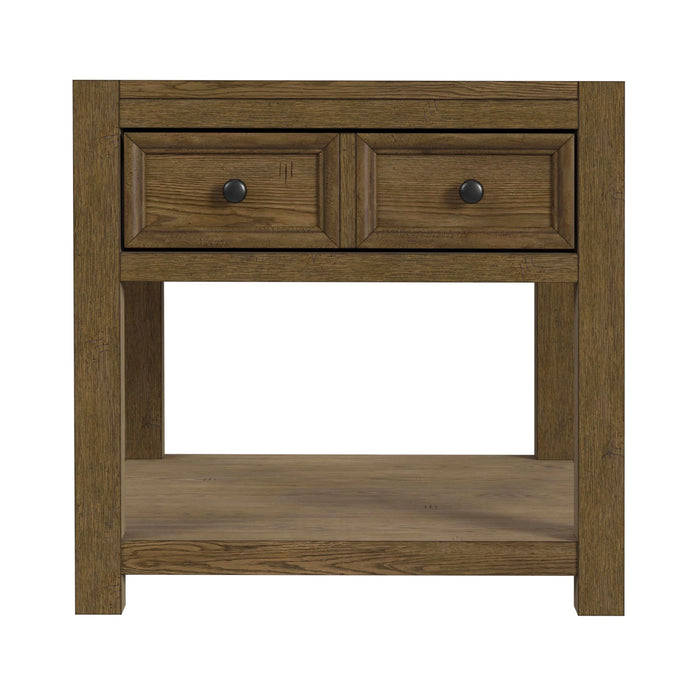 Heritage & Home End Table in Oak Brown - Tony’s Furniture Store & Linen (GA) - Multi Location