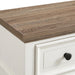 Eastwood Youth Dresser and Mirror Set in Brown and Off-White - Tony’s Furniture Store & Linen (GA) - Multi Location