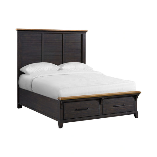Montrose Storage Bed in Espresso & Brown - Tony’s Furniture Store & Linen (GA) - Multi Location