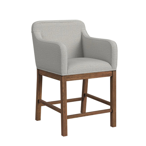 Glinda UPH Chair with Light Grey Fabric in Brown (2 Per Carton) - Tony’s Furniture Store & Linen (GA) - Multi Location
