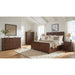 Jax Platform Storage Bedroom Set in Cherry - Tony’s Furniture Store & Linen (GA) - Multi Location