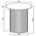 Rowena End & Side Table - Tony’s Furniture Store & Linen (GA) - Multi Location
