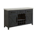 Axel Server in Light Grey and Espresso - Tony’s Furniture Store & Linen (GA) - Multi Location