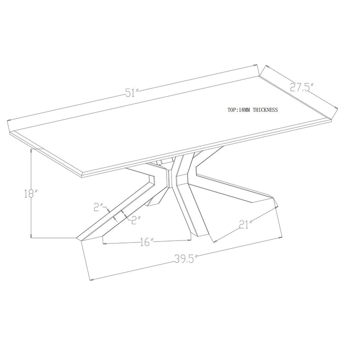 Visalia Coffee Table - Tony’s Furniture Store & Linen (GA) - Multi Location