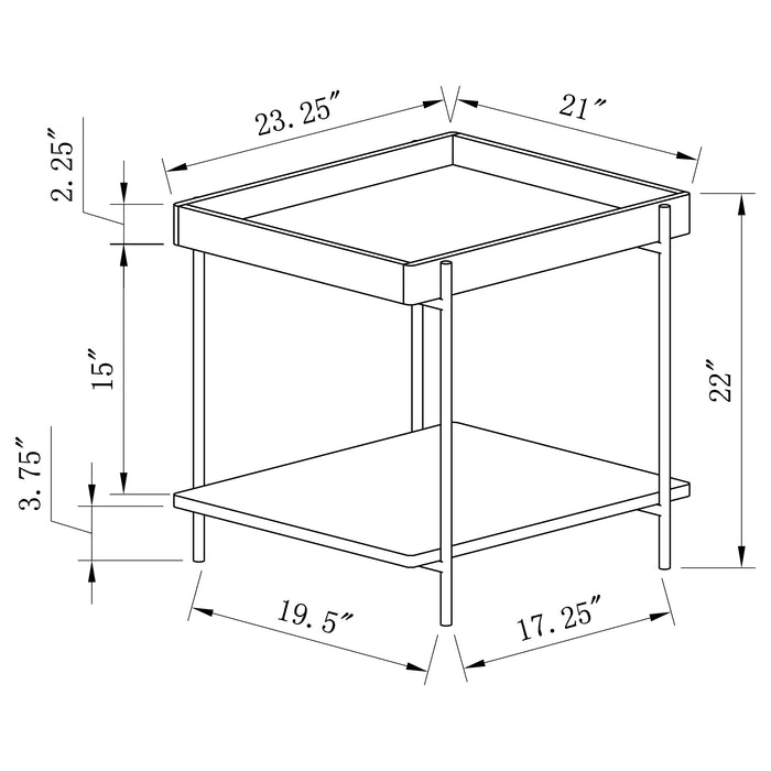 Fallon End & Side Table - Tony’s Furniture Store & Linen (GA) - Multi Location