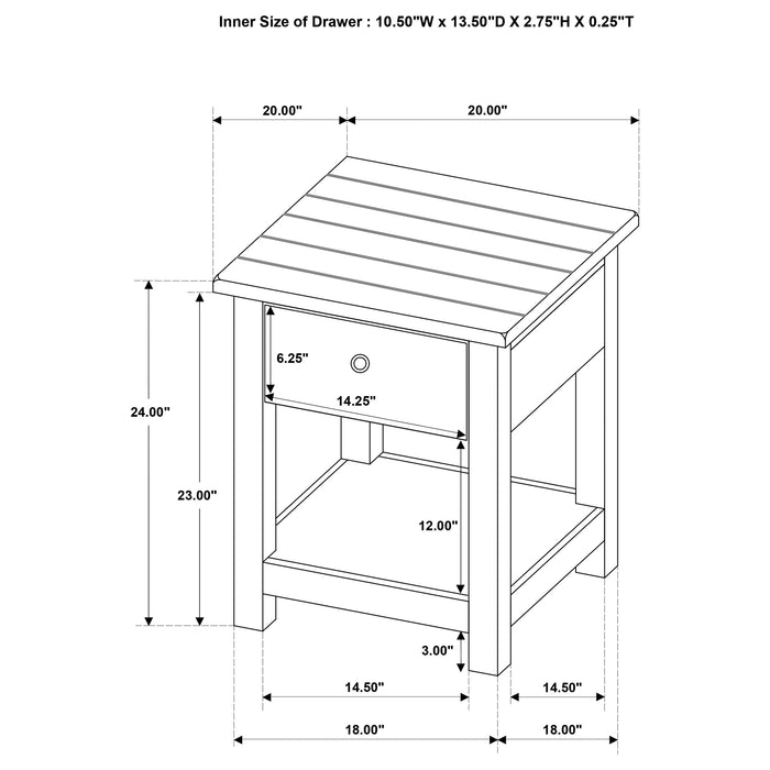 Payne End & Side Table - Tony’s Furniture Store & Linen (GA) - Multi Location