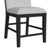 Transcend Side Chair with Light Grey Fabric in Charcoal (2 Per Carton) - Tony’s Furniture Store & Linen (GA) - Multi Location