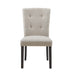 Lexi Tufted Fabric Side Chair in Beige (2 Per Pack) - Tony’s Furniture Store & Linen (GA) - Multi Location