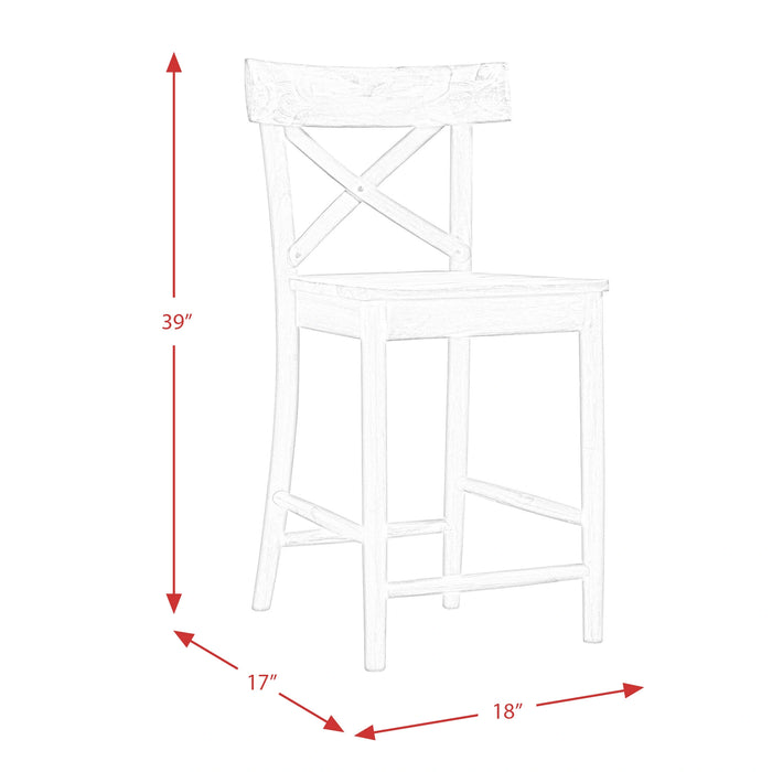 (D210-22C) Coronado- 24'' Counter Stool- Chocolate - Tony’s Furniture Store & Linen (GA) - Multi Location