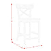 (D210-22C) Coronado- 24'' Counter Stool- Chocolate - Tony’s Furniture Store & Linen (GA) - Multi Location