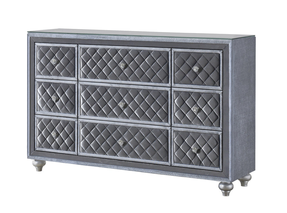 Crown Mark Furniture Voltare Dresser in Dark Grey image