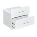 Irvine Mini Dressing Table with Stool, LED and USB in Glossy White - Tony’s Furniture Store & Linen (GA) - Multi Location