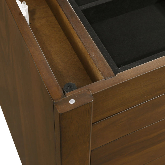 Malibu Dressing Table in Walnut - Tony’s Furniture Store & Linen (GA) - Multi Location
