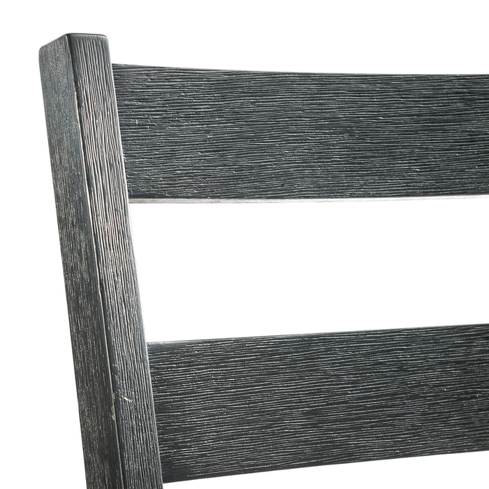 Martin Side Chair with Grey Fabric - Black Finish (2 Per Carton) - Tony’s Furniture Store & Linen (GA) - Multi Location