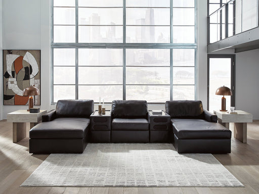 Modmax II Double Chaise Sectional with Audio Consoles - Tony’s Furniture Store & Linen (GA) - Multi Location