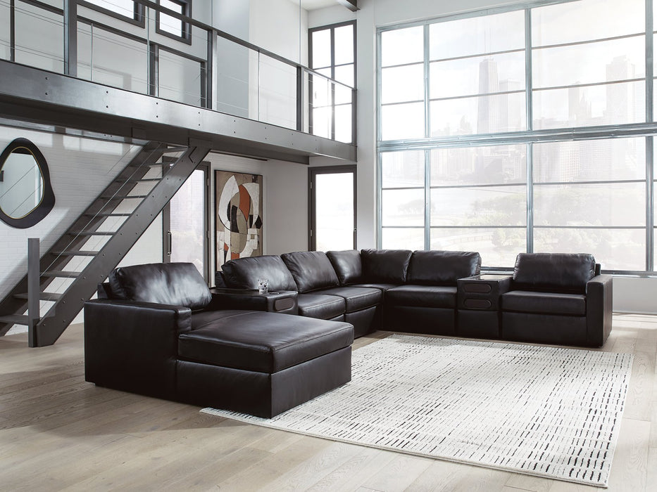 Modmax II Sectional with Chaise and Audio Consoles - Tony’s Furniture Store & Linen (GA) - Multi Location