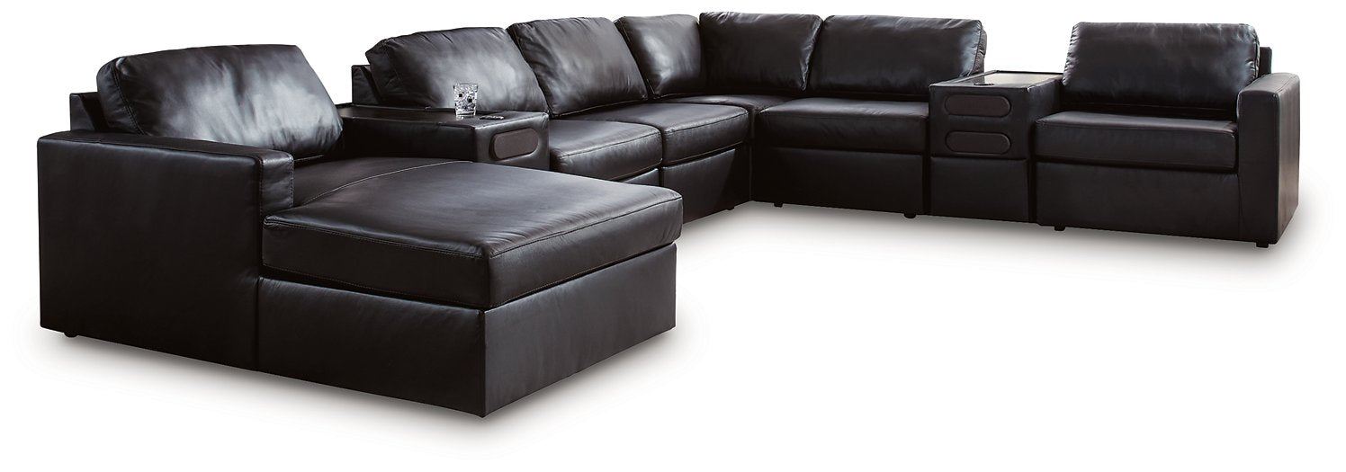 Modmax II Sectional with Chaise and Audio Consoles - Tony’s Furniture Store & Linen (GA) - Multi Location