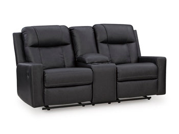 Mackmenville Reclining Loveseat with Console - Tony’s Furniture Store & Linen (GA) - Multi Location