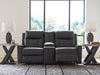 Mackmenville Reclining Loveseat with Console - Tony’s Furniture Store & Linen (GA) - Multi Location