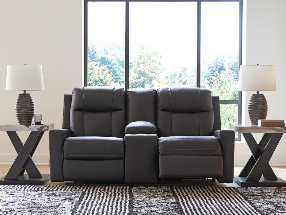 Mackmenville Reclining Loveseat with Console - Tony’s Furniture Store & Linen (GA) - Multi Location