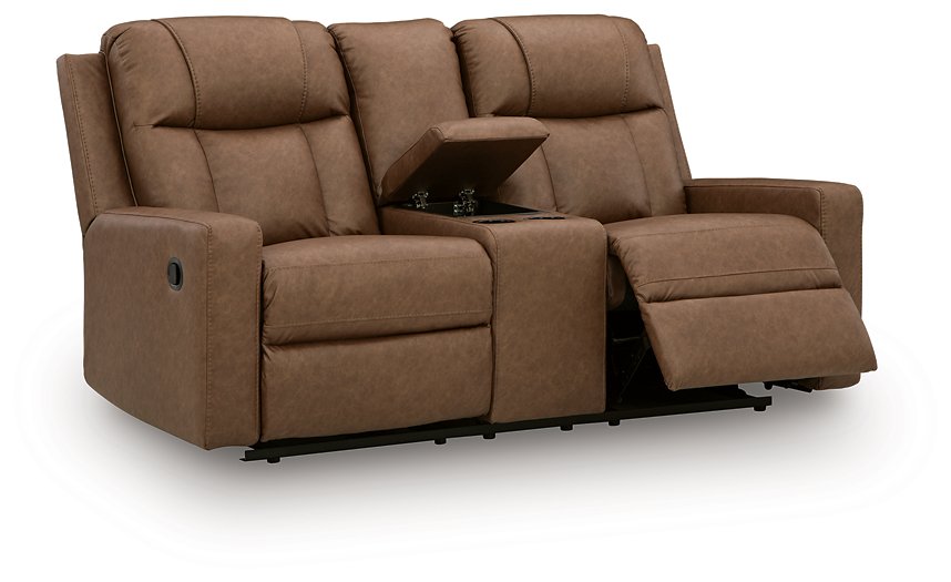 Mackmenville Reclining Loveseat with Console - Tony’s Furniture Store & Linen (GA) - Multi Location