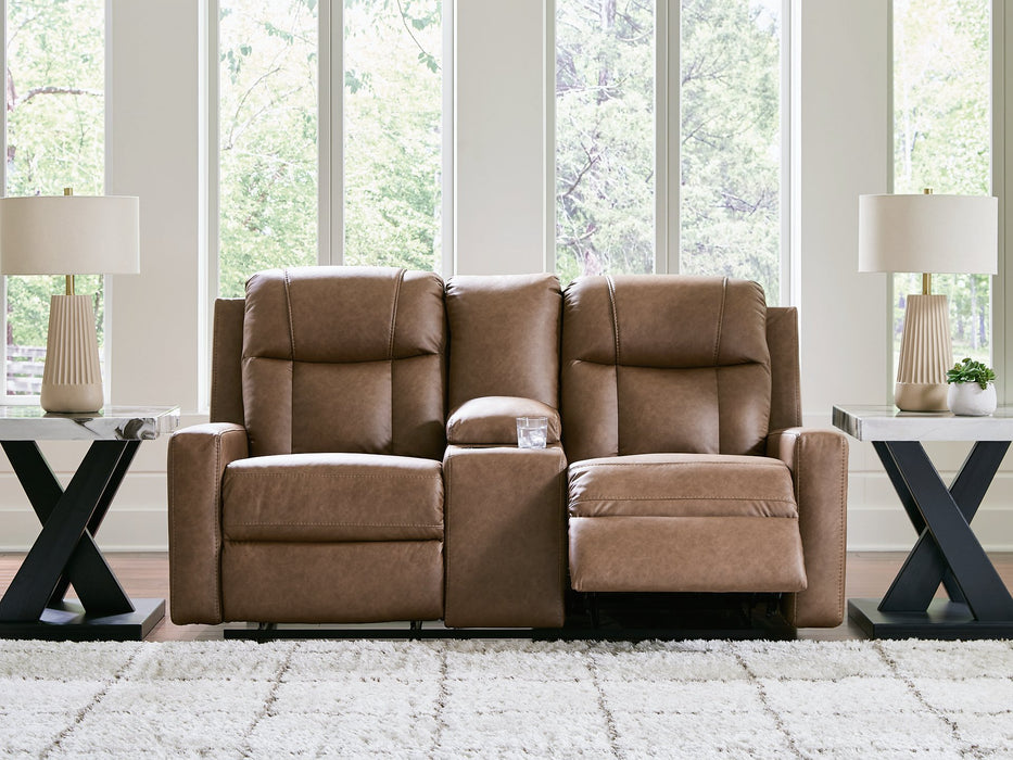 Mackmenville Reclining Loveseat with Console - Tony’s Furniture Store & Linen (GA) - Multi Location