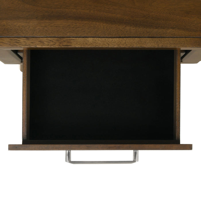 Malibu Bench with Grey Fabric in Walnut - Tony’s Furniture Store & Linen (GA) - Multi Location