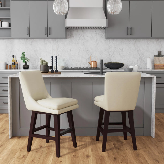 Villanova Swivel Counter Stool in Espresso (2 Per Carton) - Tony’s Furniture Store & Linen (GA) - Multi Location