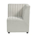 Jemma Upholstered Corner Chair in Beige Linen - Tony’s Furniture Store & Linen (GA) - Multi Location