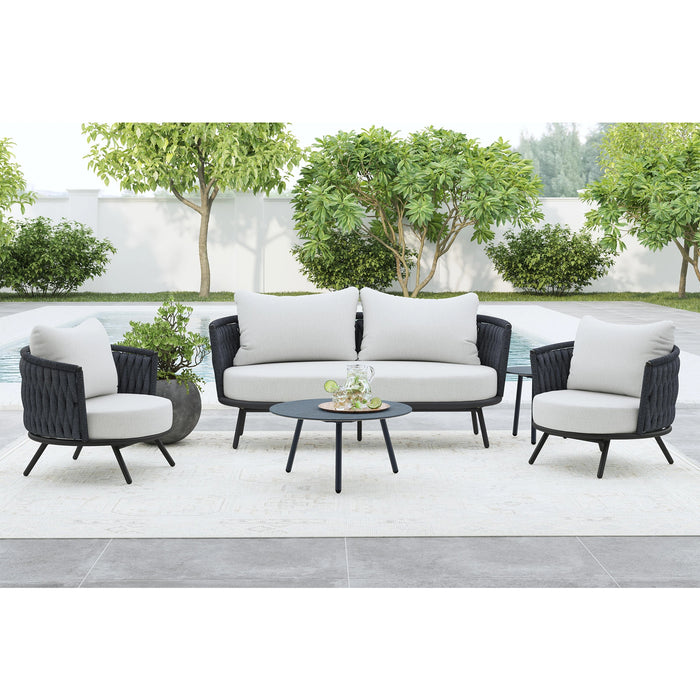 Bali Chairs with Olefin Grey in Dark Grey (2 Per Carton) - Tony’s Furniture Store & Linen (GA) - Multi Location