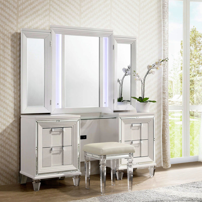 Twenty Nine 3PC Dressing Set in White - Tony’s Furniture Store & Linen (GA) - Multi Location