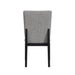 Marlene Dining Side Chair with Grey Fabric in Black (2 Per Carton) - Tony’s Furniture Store & Linen (GA) - Multi Location