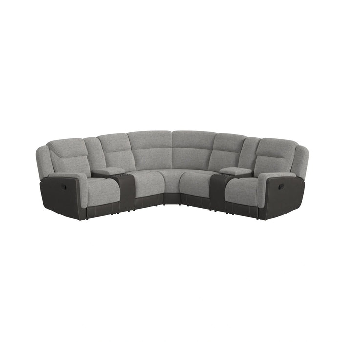 Hornet 3PC Sectional Set with Console and 2 Recliners - Tony’s Furniture Store & Linen (GA) - Multi Location