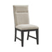 Axel Dining Chair with Light Grey Fabric in Espresso (2 Per Carton) - Tony’s Furniture Store & Linen (GA) - Multi Location