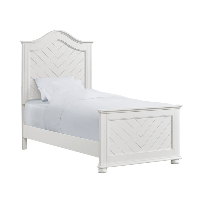 Kona Bedroom Set with 2 Nightstands in White - Tony’s Furniture Store & Linen (GA) - Multi Location