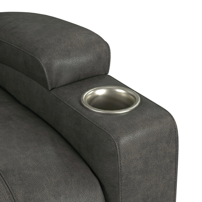 Kenmore P1 Lift Chair with Heat Massage in Simba DK Grey - Tony’s Furniture Store & Linen (GA) - Multi Location