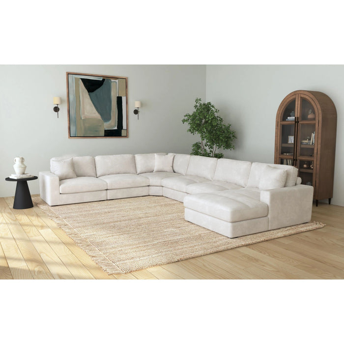 Arizona Modular Sectional Set with RHF Chaise in Steno Beige - Tony’s Furniture Store & Linen (GA) - Multi Location