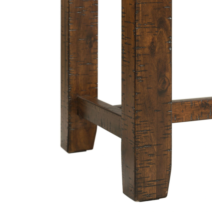 Jax Bar Table Single Pack (Table + Three Stools) in Cherry - Tony’s Furniture Store & Linen (GA) - Multi Location