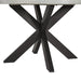 Axel Round Dining Table with Light Grey Top in Espresso - Tony’s Furniture Store & Linen (GA) - Multi Location