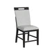 Transcend Side Chair with Light Grey Fabric in Charcoal (2 Per Carton) - Tony’s Furniture Store & Linen (GA) - Multi Location
