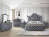 Crown Mark Furniture Voltare Nightstand in Dark Grey image