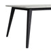 Marlene Dining Table with White Faux Marble Top in Black - Tony’s Furniture Store & Linen (GA) - Multi Location