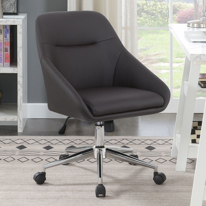 Jackman Upholstered Office Chair with Casters - Tony’s Furniture Store & Linen (GA) - Multi Location
