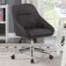Jackman Upholstered Office Chair with Casters - Tony’s Furniture Store & Linen (GA) - Multi Location