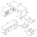 Maddox L-Shape Desk - Tony’s Furniture Store & Linen (GA) - Multi Location