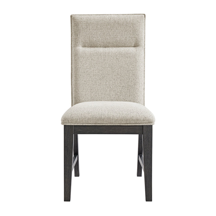 Axel Dining Chair with Light Grey Fabric in Espresso (2 Per Carton) - Tony’s Furniture Store & Linen (GA) - Multi Location