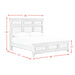 Whit-Ash Panel Bed in Light Grey - Tony’s Furniture Store & Linen (GA) - Multi Location